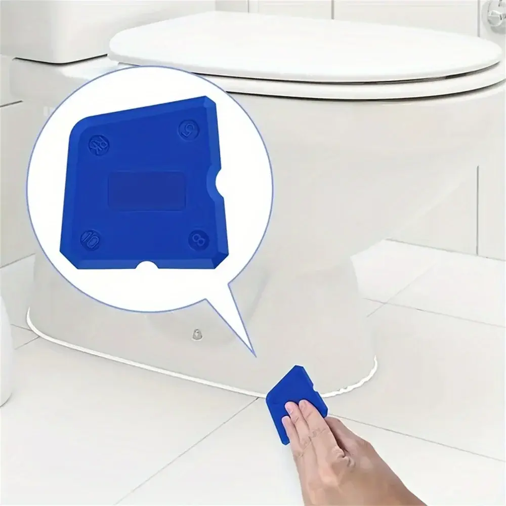 4pcs Silicone Glass Cement Scraper Sealant Grout Remover Tool Home Finishing Caulking Tools Home Cleaning Hand Spatula Tool