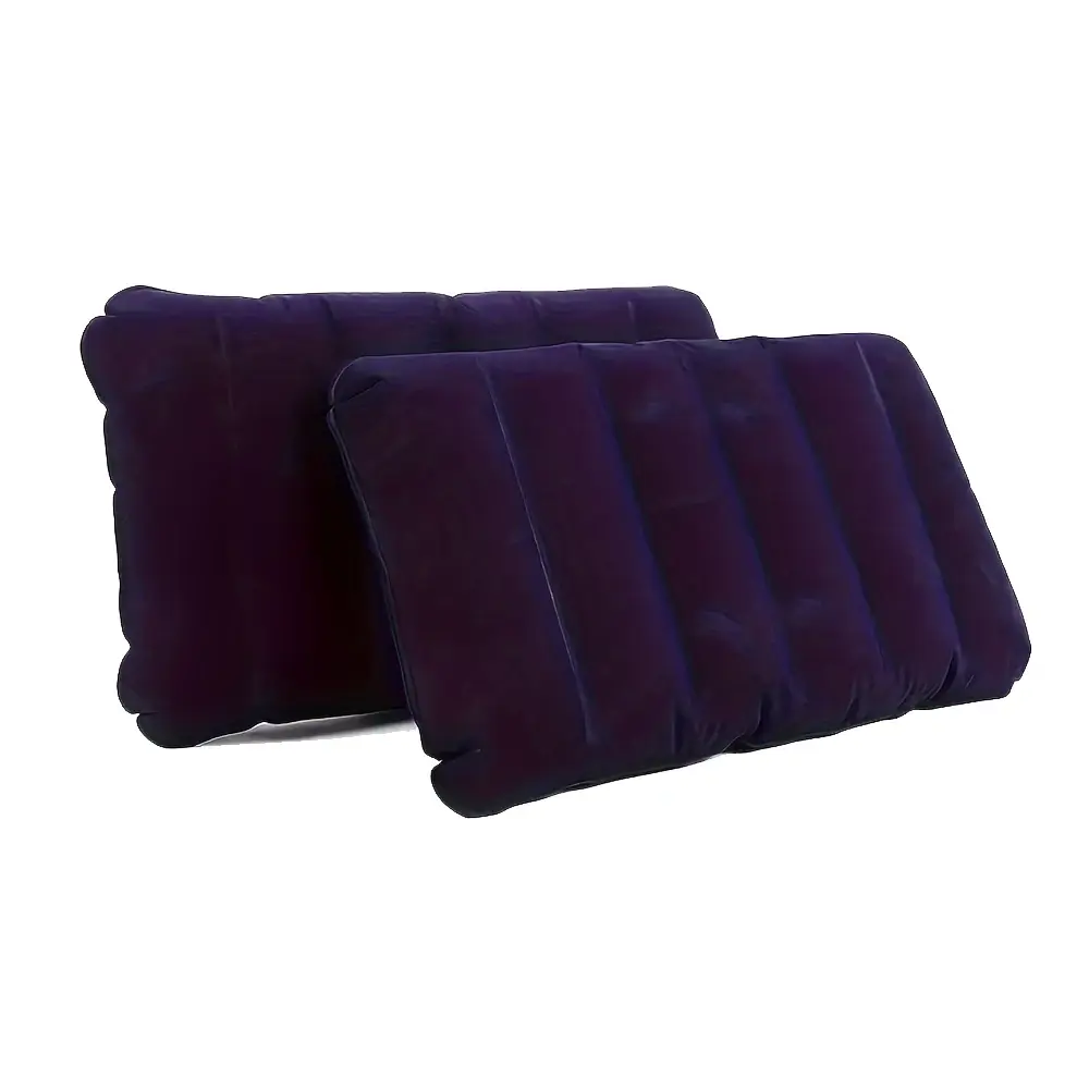 1pc Inflatable Square Pillow Outdoor Camping Business Travel Neck Pillow Portable Comfortable Pillow Cushion