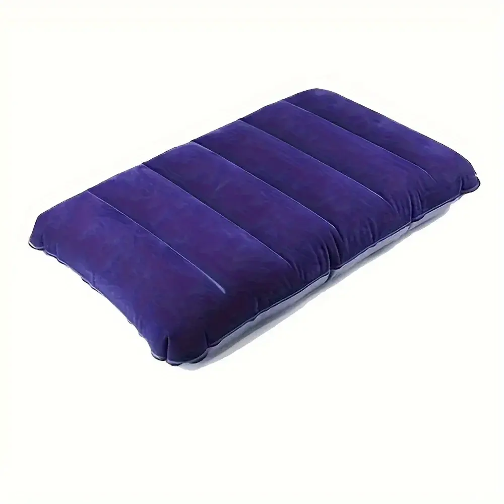 1pc Inflatable Square Pillow Outdoor Camping Business Travel Neck Pillow Portable Comfortable Pillow Cushion