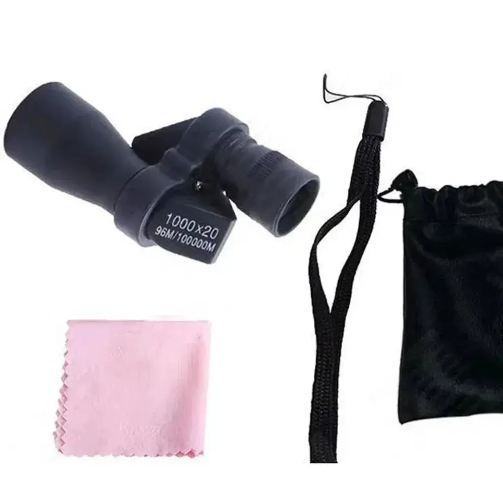 Portable HD Mini Pocket Portable Metal Telescope Single-barrel High-powered Telescope Outdoor Hunting Camping Mountaineering
