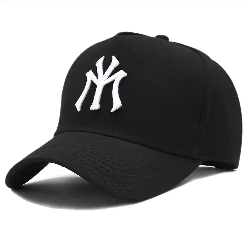 Unisex MY Letter Embroidery Snapback Baseball Caps Spring and Autumn Outdoor Adjustable Casual Hats Sunscreen Hat