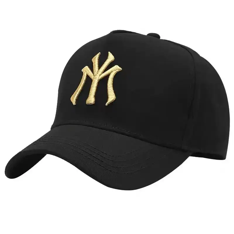 Unisex MY Letter Embroidery Snapback Baseball Caps Spring and Autumn Outdoor Adjustable Casual Hats Sunscreen Hat