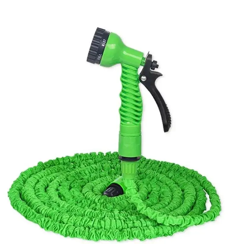 Multi-Functional Telescopic Water Hose 25F/50F/75F/100F Multi-Specification High-Pressure Cleaning Gun Household Gardening Tools