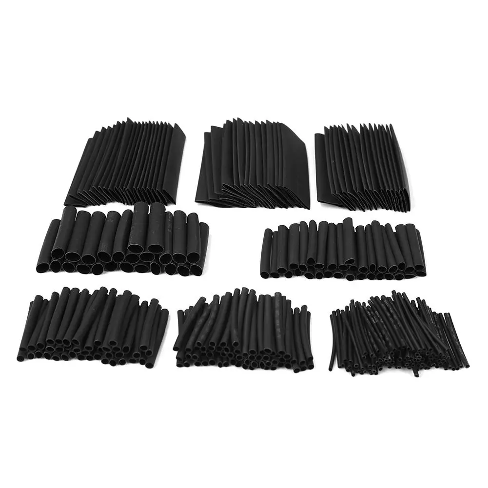 127/328 pcs Set Heat Shrink Tube Assorted Insulation Shrinkable Tube Wire Cable Sleeve Kit caN Weatherproof Heat Tube  Dropship