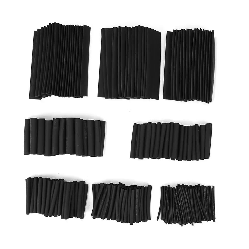 127/328 pcs Set Heat Shrink Tube Assorted Insulation Shrinkable Tube Wire Cable Sleeve Kit caN Weatherproof Heat Tube  Dropship