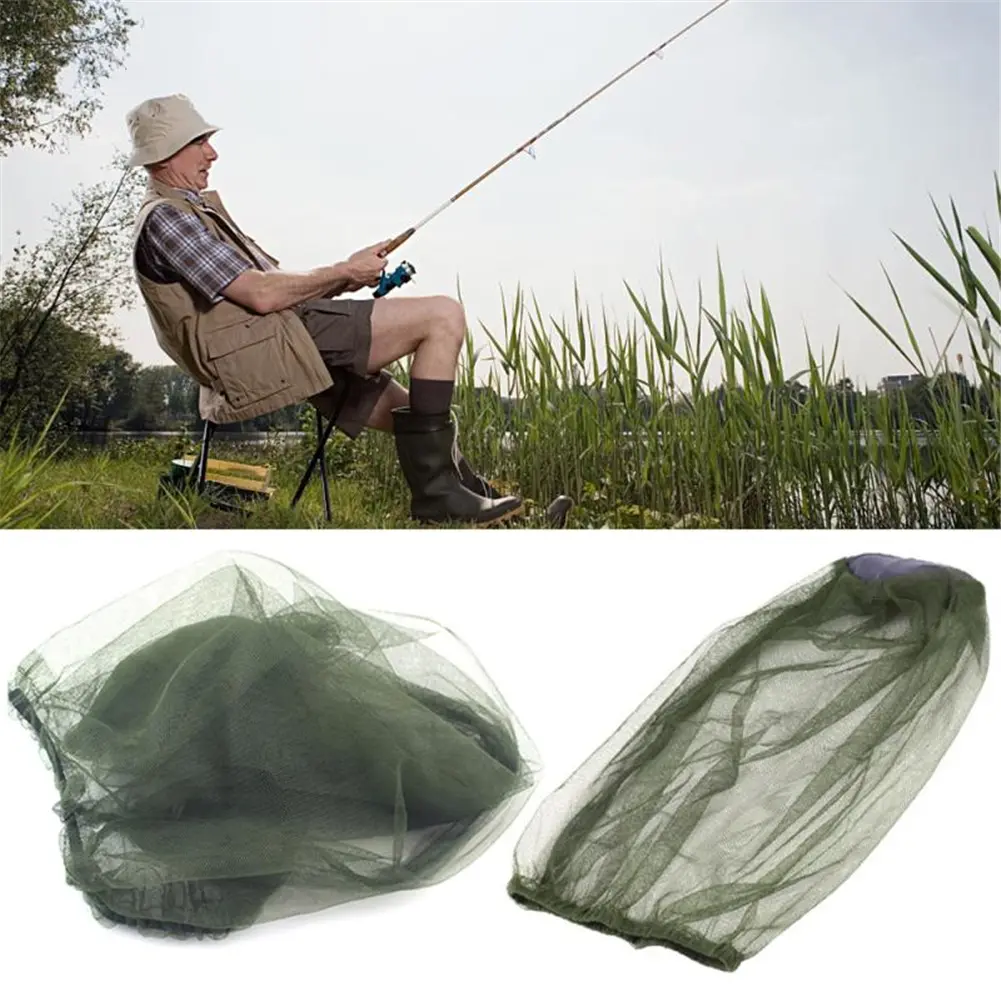 1/2/3pcs Outdoor Fishing Cap Midge Mosquito Insect Hat Fishing Hat Bug Mesh Head Net Face Protector Travel Camping Cap Hats