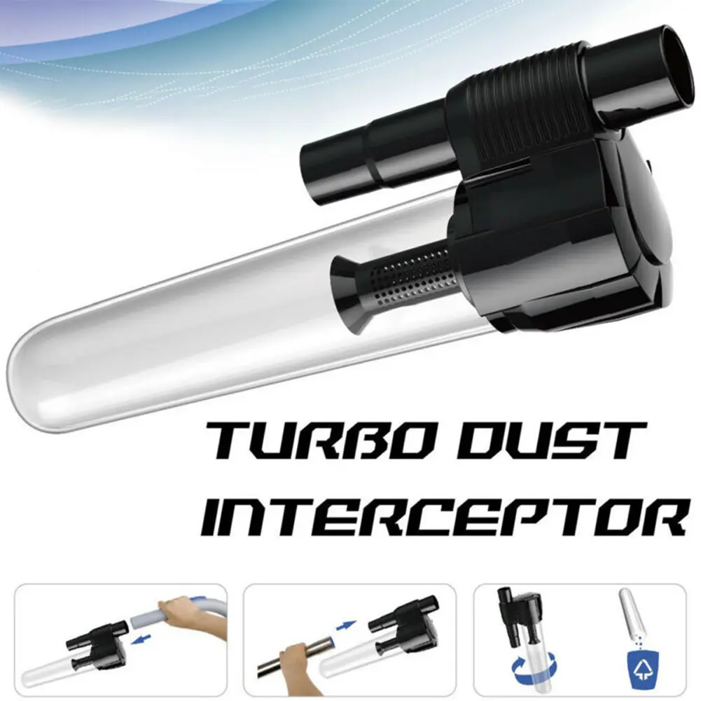 32mm Cyclone Dust Collector DIY Turbocharged Woodworking Filter Industrial Separator Collector Canister Vacuum Cleaner Accessory