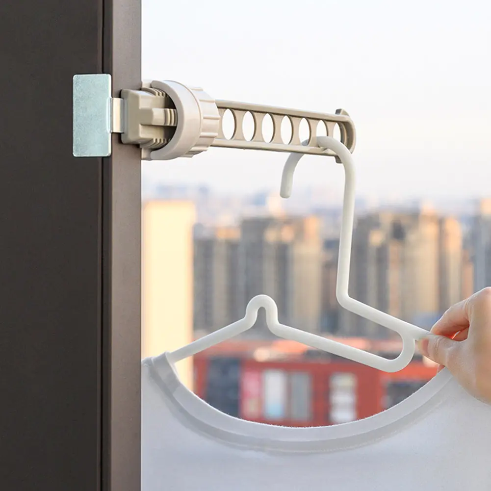 3/5/10pcs Outdoor Travel Portable Window Frame Clothes Hanger Portable Indoor Window Drying Rack Indoor Hanging Rack for Clothes