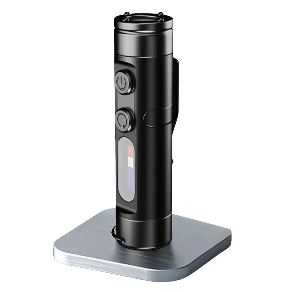 EDC Strong Light Flashlight Outdoor Flashlight Maintenance Work Searchlight Rechargeable LED Magnetic Super Bright Flashlight
