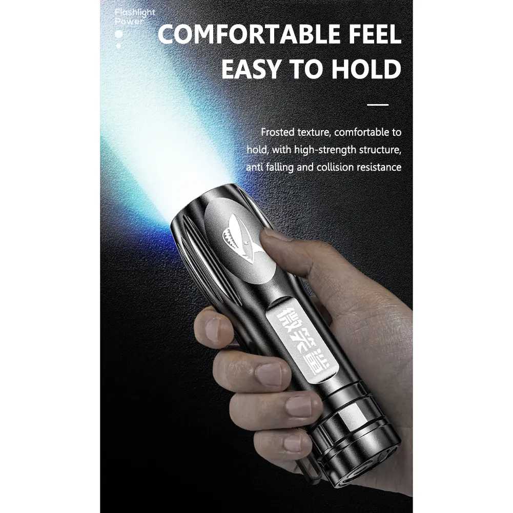 1-20pcs Mini Torch High Power LED Flashlight USB Rechargeable Fixed Focus Flash Lamp Portable Camping Waterproof Torch Lighting