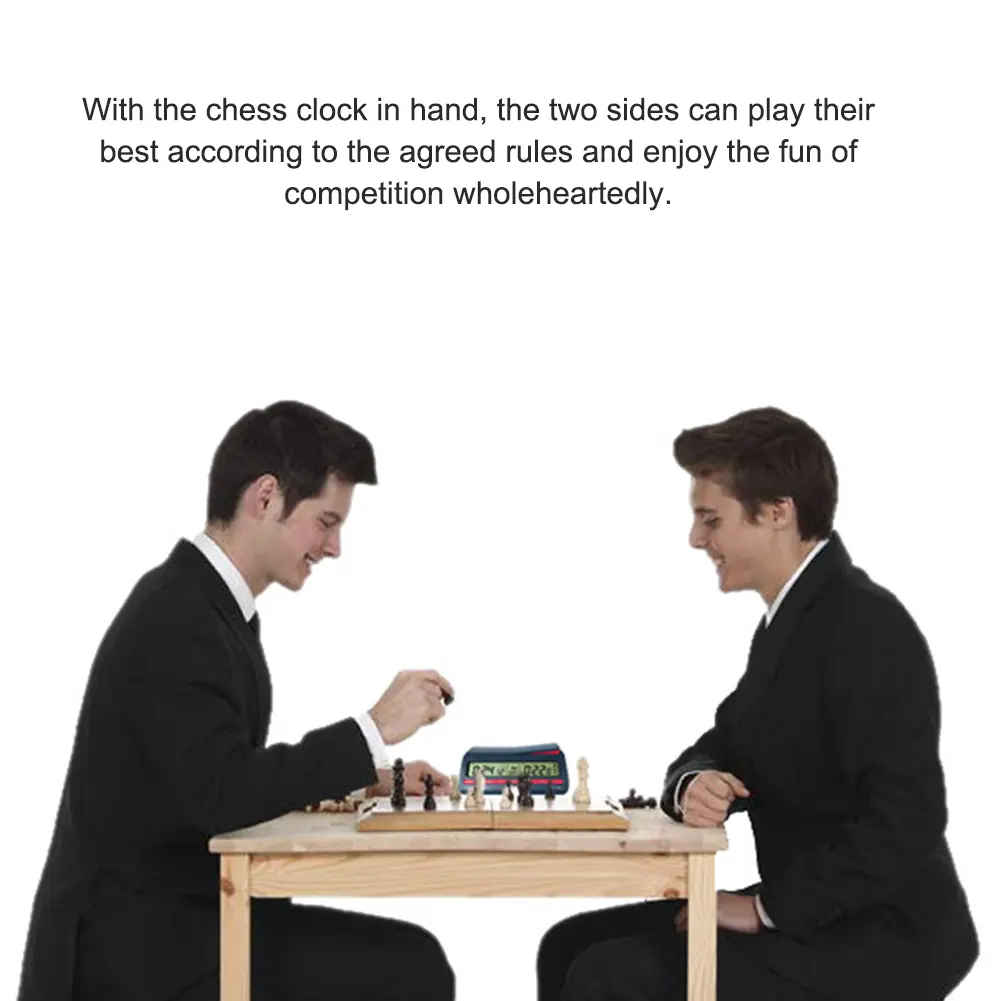 Professional Chess Digital Timer Chess Clock I-GO Count Up Down Board Game Clock Digital Electronic Chess Clock Meter Stopwatch