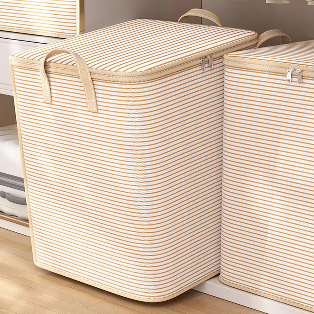 Extra Large Storage Bag Breathable Clothing Quilt Storage Container Dustproof Quilt Storage Basket for Blankets Clothes Sweaters