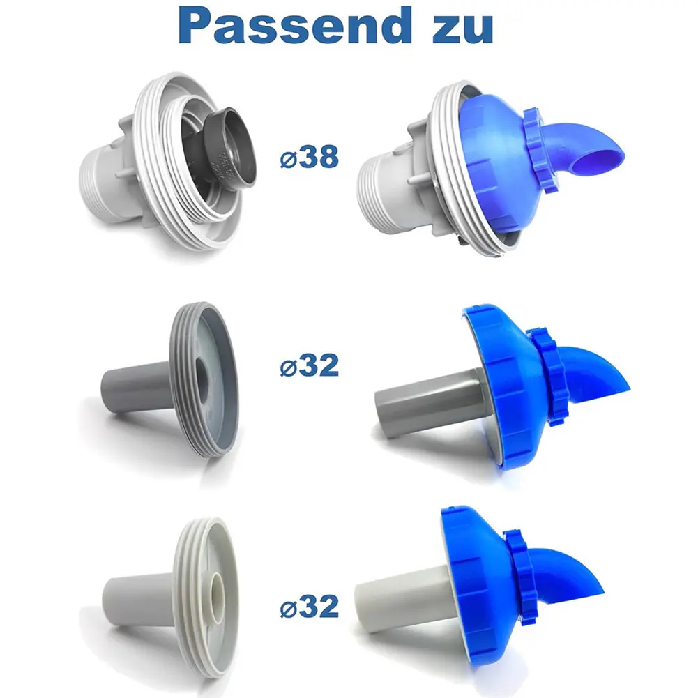 Ø32/38 Pool Inlet Nozzle 360° Rotatable Pool Jet Nozzle Replacement For Intex Outlet Pool Nozzles Swimming Pool Accessories