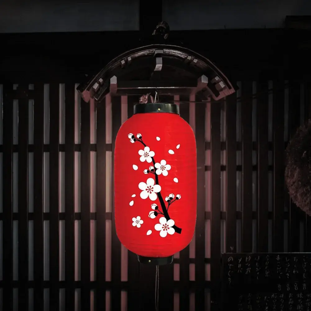 10 inch Japanese Style Lantern with Tassel Waterproof Decor Necessary Household Decoration Supplies Gadgets