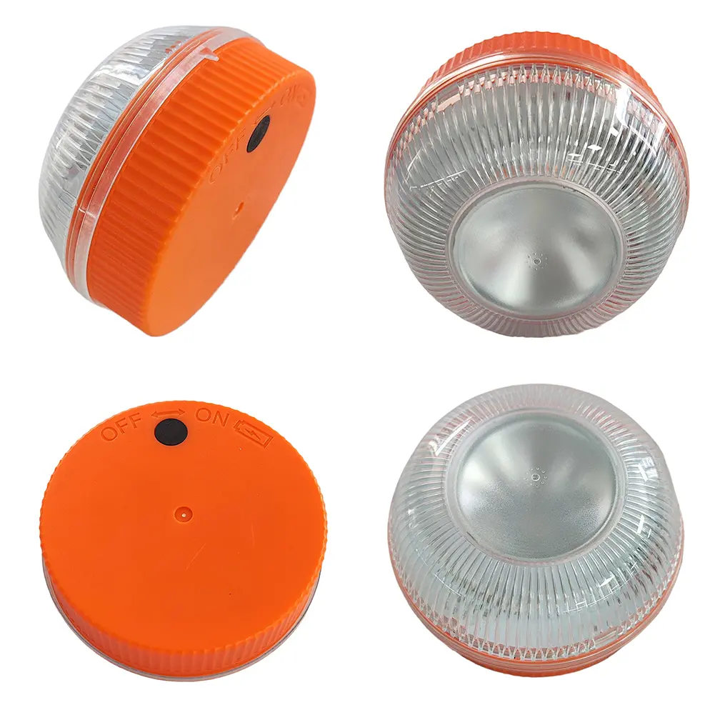 1-10PCS Flash Lights LED White Light Emergency Light Yellow Lights Car Warning Lamps Traffic Light Bottom Strong Magnet Lamp