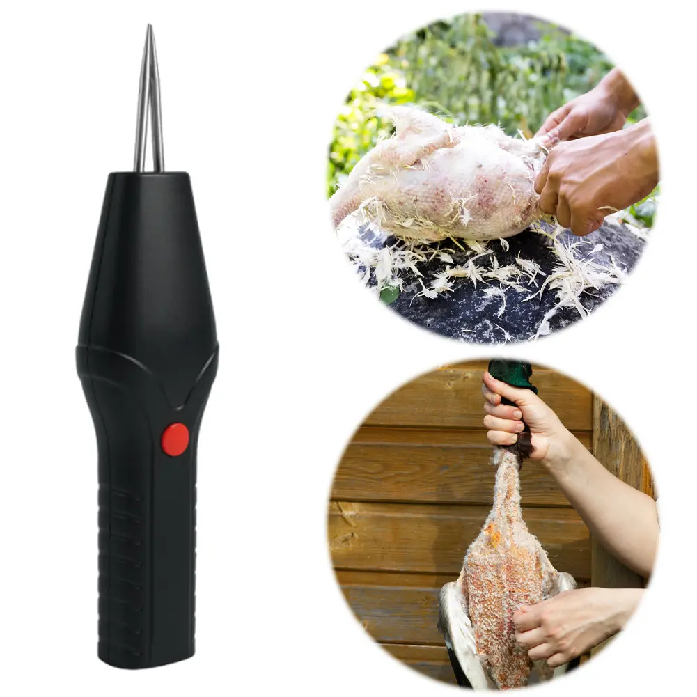 Electric Quick Plucker Efficient Chicken Feathers Remover Rechargeable Duck Goose Automatic Epilator Feathers Removal Machine