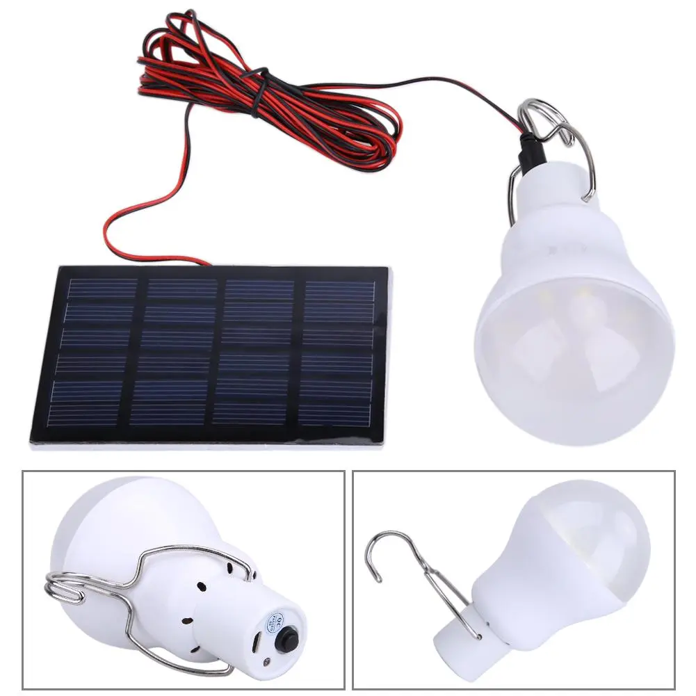 1-10pcs Solar Light LED Outdoor Waterproof Solar Bulb Hanging Lamp Courtyard Garden Solar LED Camping Lights Outdoor Solar Light