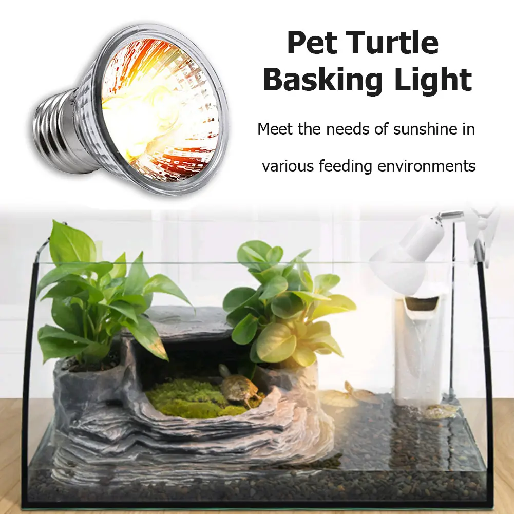 1-5PC 25W 50W 75W UVA+UVB Heat Light Bulb Pet Reptile Heating Lamp Turtle Lizard Heater Bulb Full Spectrum Sunlamp for Amphibian