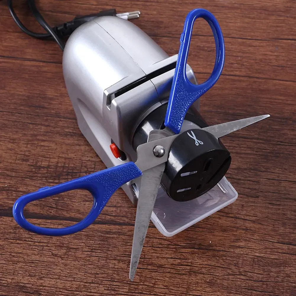Professional Electric Knife Sharpener Multifunction Motorized Grindstone Safe High-Speed for Straight Serrated Knives Scissors​