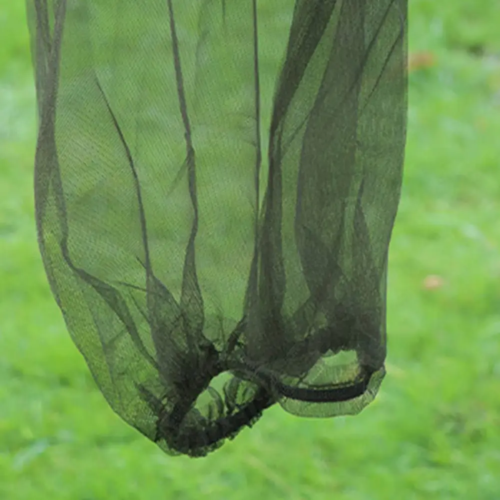 1/2 PCS Mosquito Hat Net Face Head Protector Midge Head Net Anti Mosquito Insect Bug Head Mesh Net for Outdoor Camping Fishing
