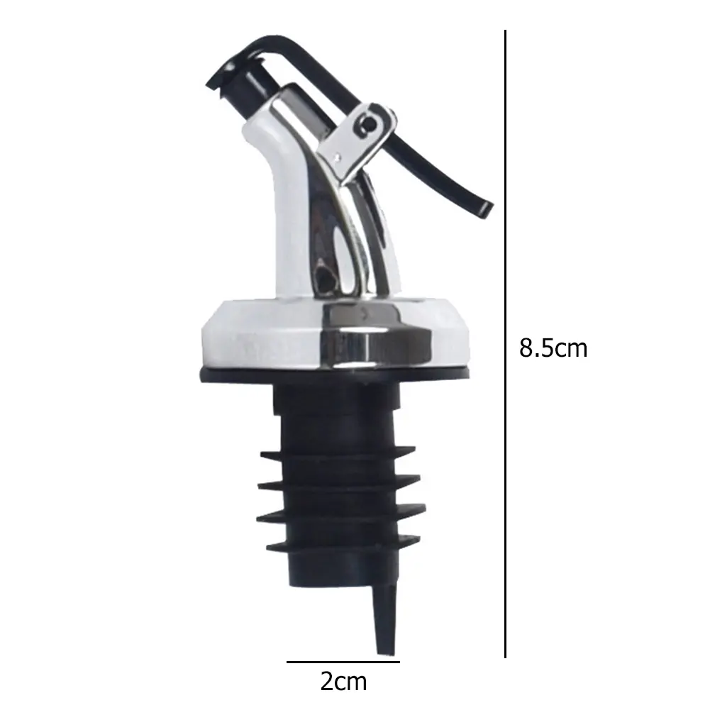 1-10Pc Oil Bottle Stopper Cap Dispenser Sprayer Lock Wine Pourer Sauce Nozzle Liquor Leak-Proof Plug Bottle Stopper Kitchen Tool