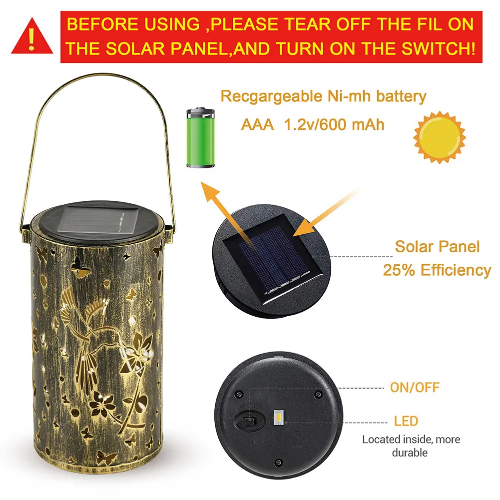 1/2Pcs Solar Lights Replacement Top Battery Solar Lantern Parts LED Solar Panel Lantern Lid Lights For Outdoor Garden Decoration