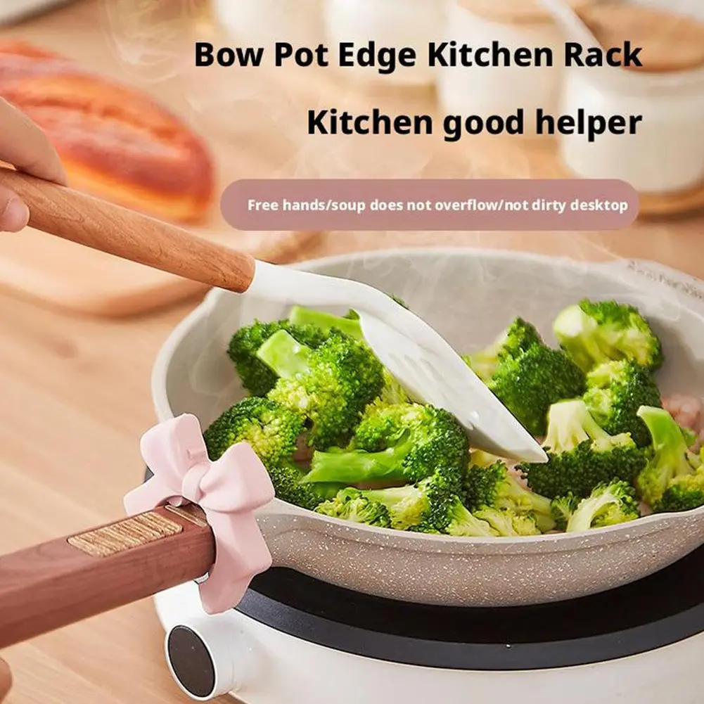 Silicone Spatula Holder Anti-Scalding Spoon Holder Spill Stopper for Spoon Cooking Utensil