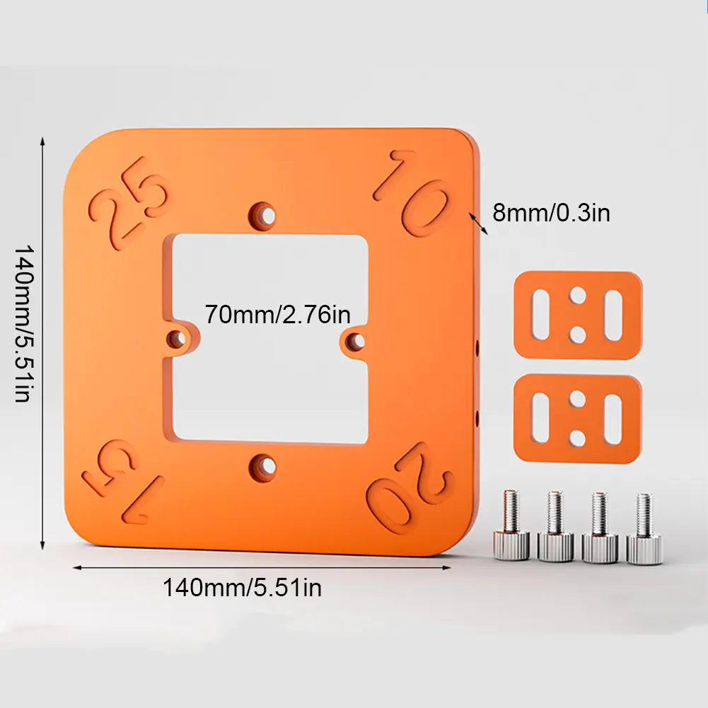 Arc Angle Corner Template R10-R25/R30-R50 Router Arcs Angle Positioning Template Arc Cutting Auxiliary Tool Woodworking Tool