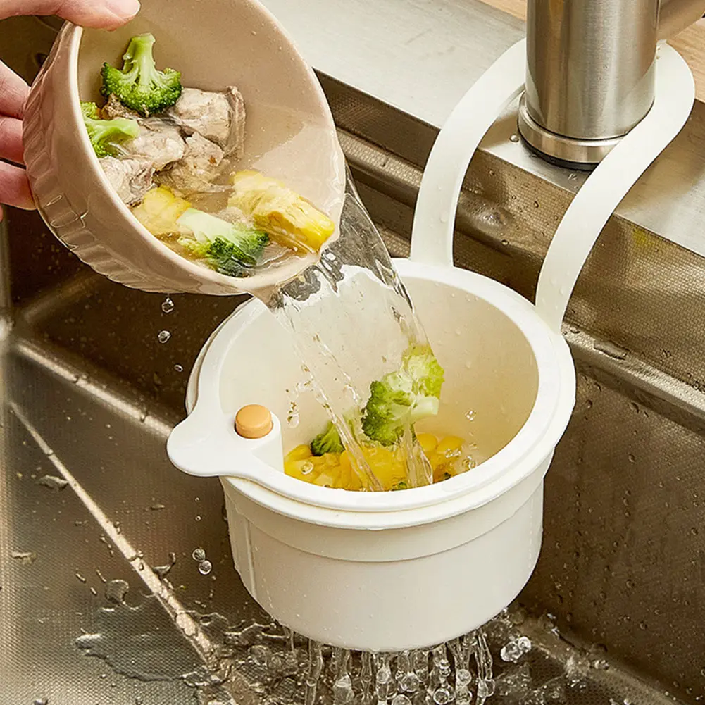 Sink Strainer Basket Kitchen Sink Food Waste Catcher Kitchen Draining Basket for Kitchen