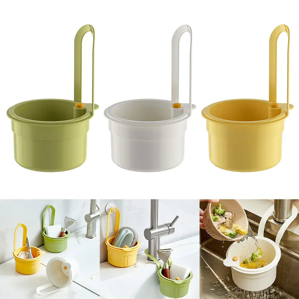 Sink Strainer Basket Kitchen Sink Food Waste Catcher Kitchen Draining Basket for Kitchen