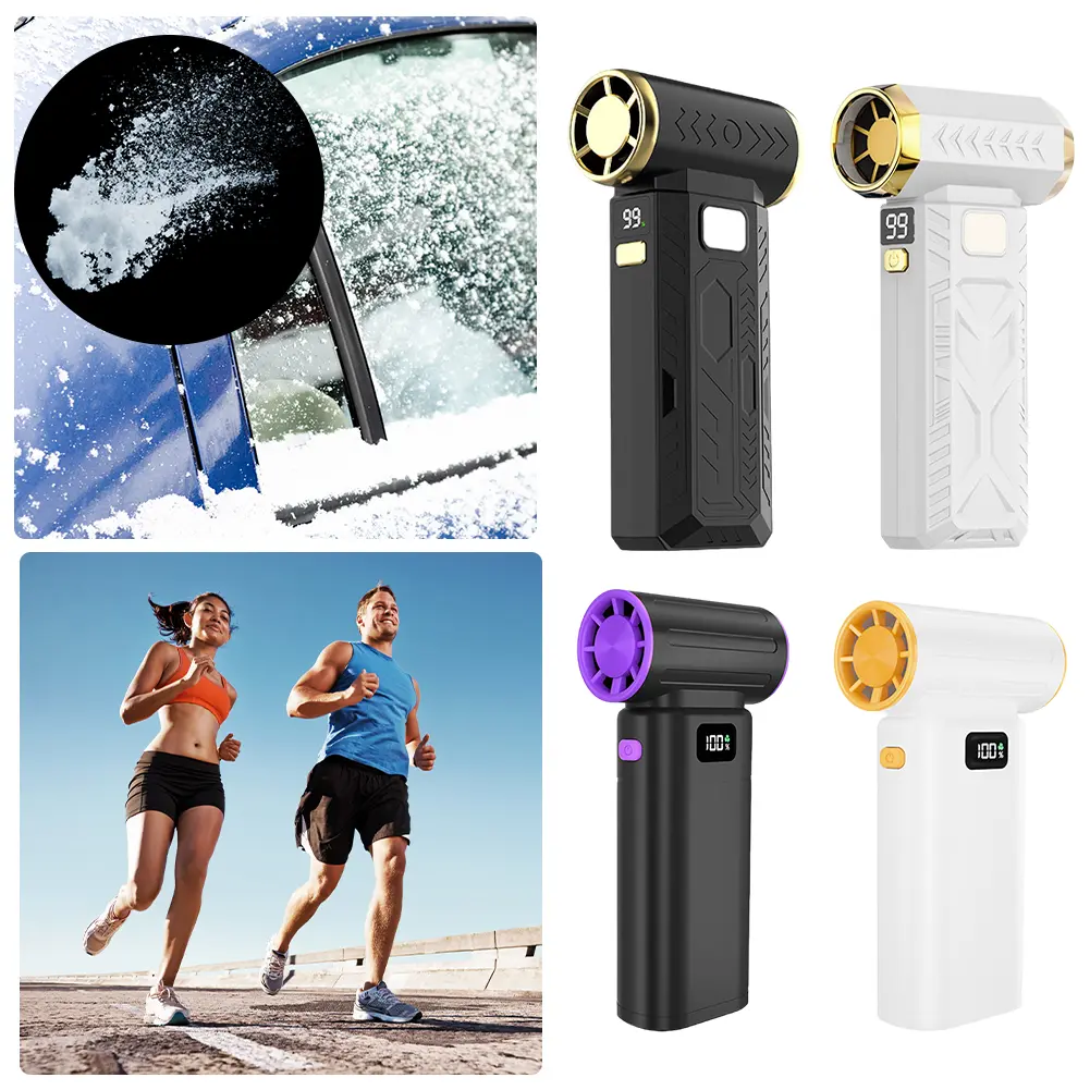 Mini Turbo Fan Jet Dry Mini Blower Multifunctional Powerful Air Blower USB Rechargeable Portable Turbo Jet Fan for Home Car Pets