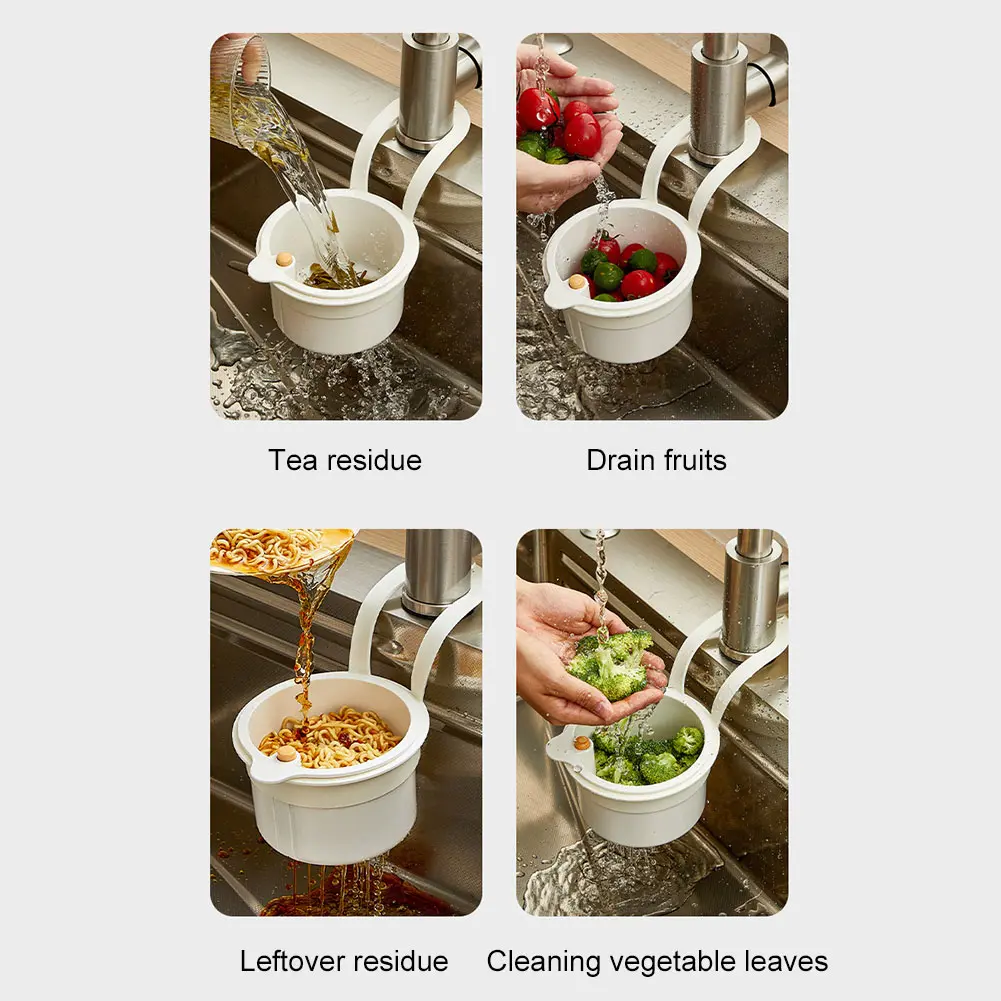 Sink Strainer Basket Kitchen Sink Food Waste Catcher Kitchen Draining Basket for Kitchen
