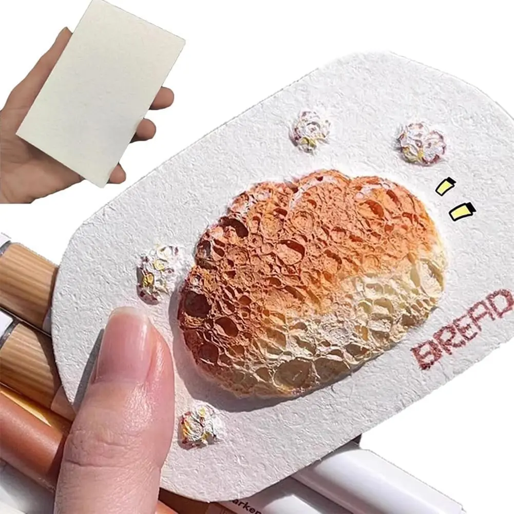 3D Drawing Magic Canvas Sponge with Watercolor Brush Marker Pen Magic Painting Paper 3D Blank Painting Paper DIY Art Kits