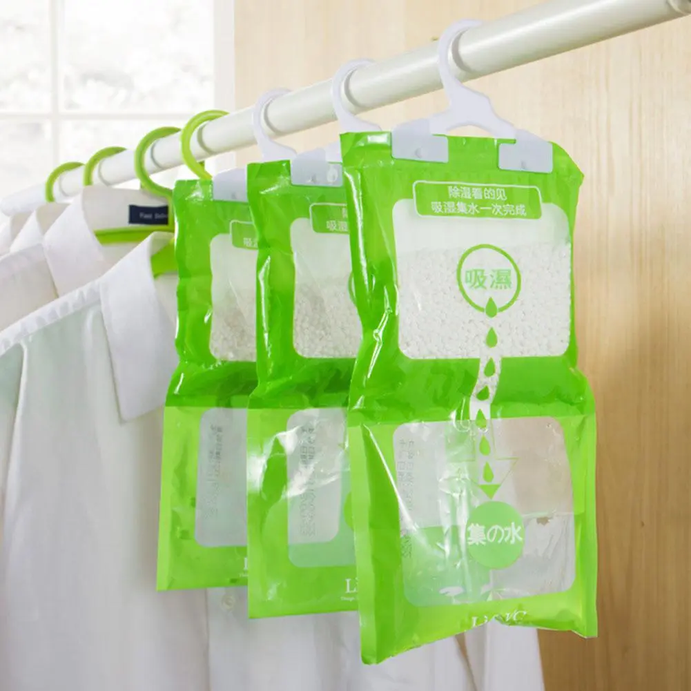 1-10 Moisture Absorber Hanging Bag Drying Agent Hygroscopic Anti-Mold Desiccant Bags Hanging Moisture Bag Wardrobe Dehumidifier