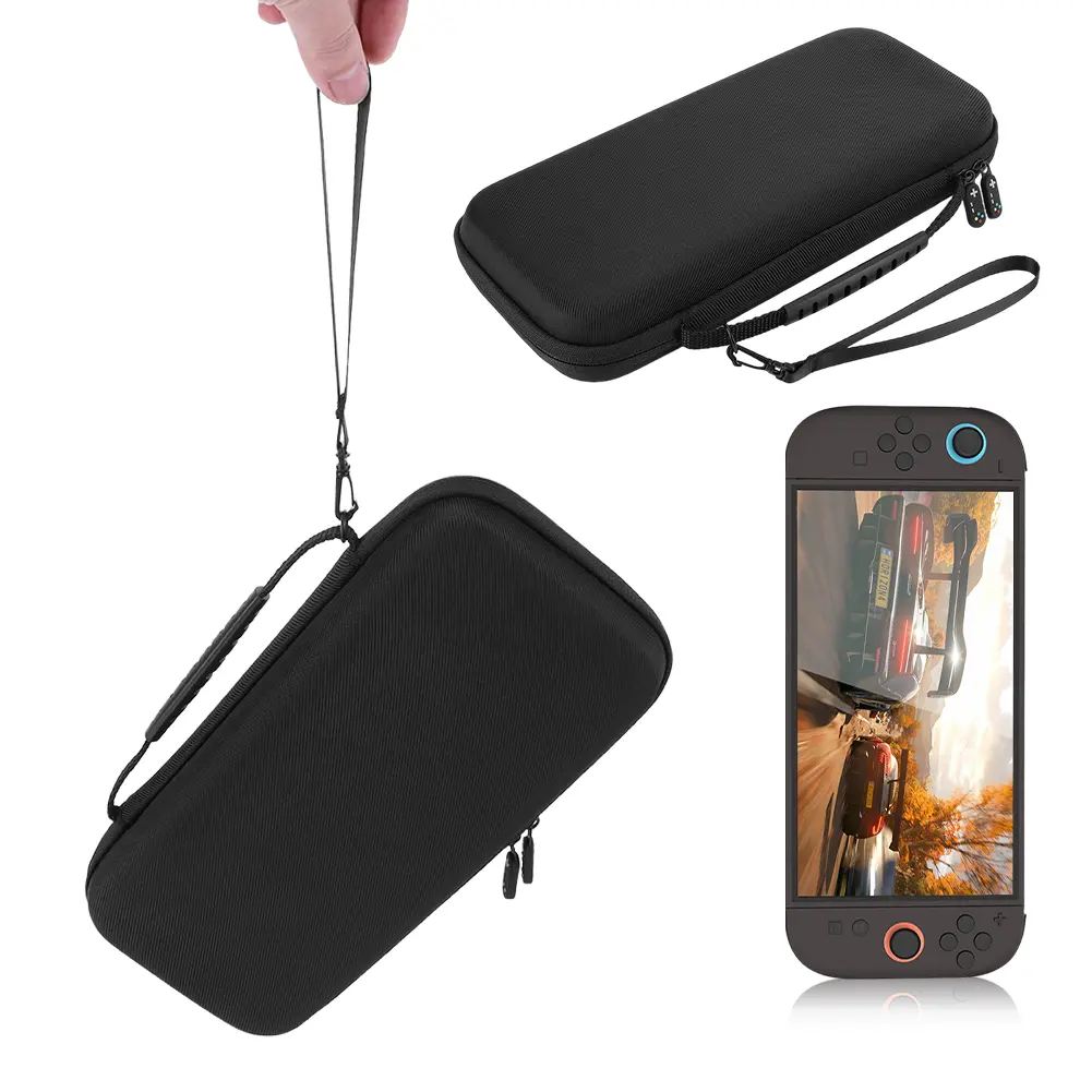 EVA Carrying Case for Switch 2 Game Conslole Case Shockproof Anti-scratch Protective Travel Bag with 10 Game Card Holder