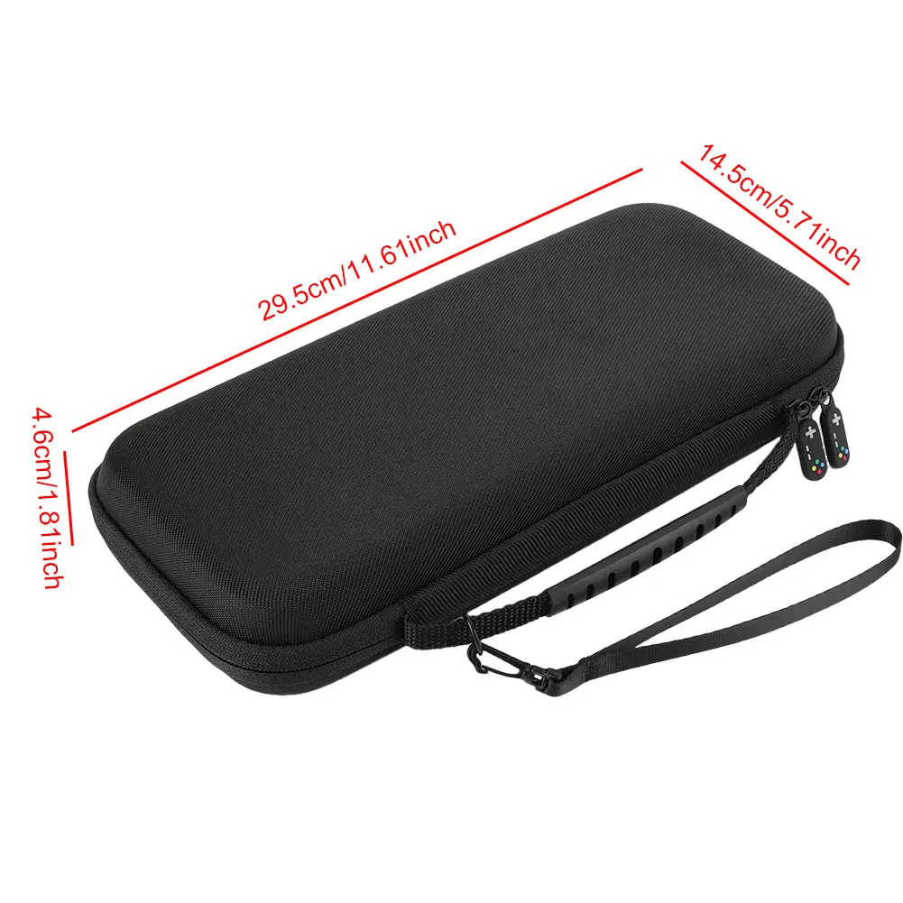 EVA Carrying Case for Switch 2 Game Conslole Case Shockproof Anti-scratch Protective Travel Bag with 10 Game Card Holder