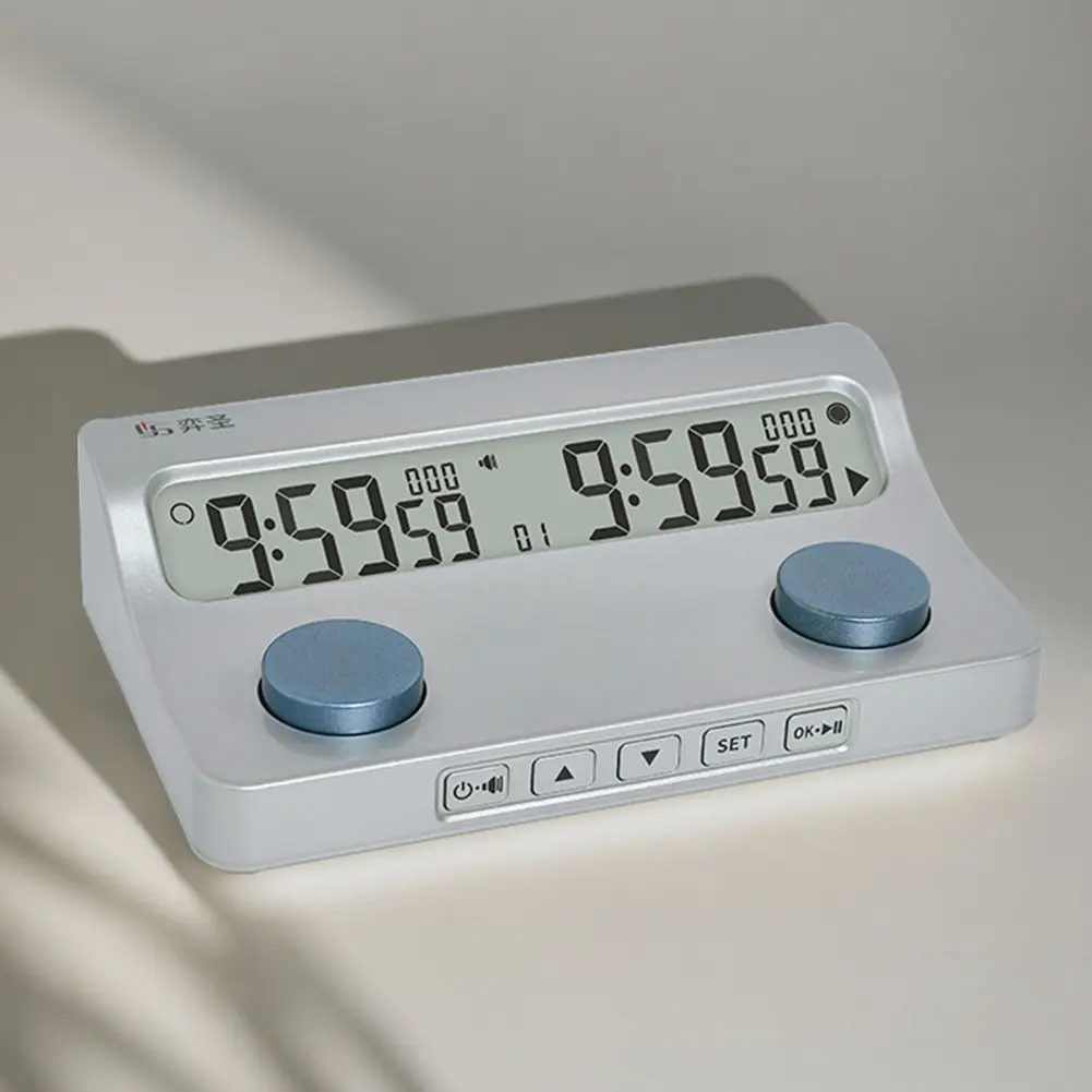 Digital Chess Clock Professional Chess Timer Count Down Function Portable Chess Timer Board Game Timer for Chess Lovers