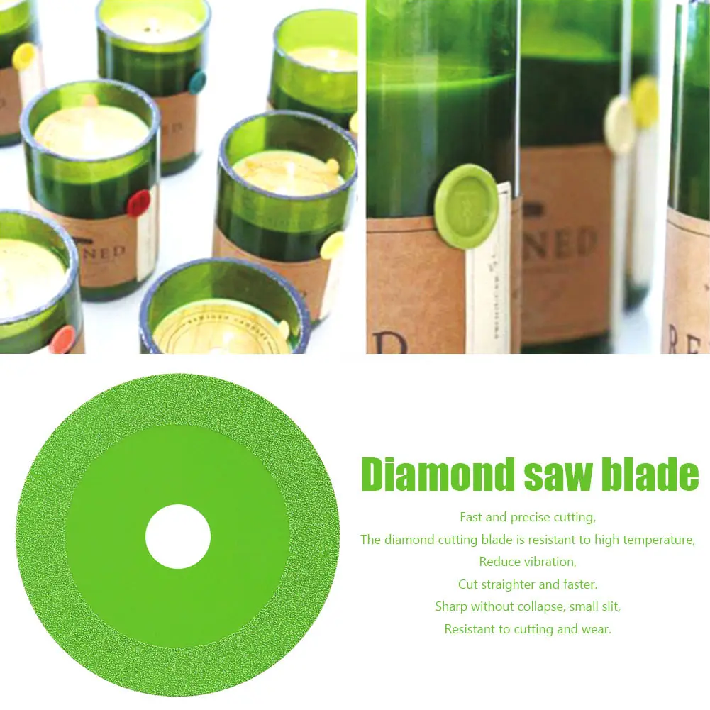 1-30PCS 100mm Glass Cutting Disc Diamond Marble Saw Blade Ceramic Tile Jade Polishing Cutting Tool Sharp Brazing Bottle Grinding