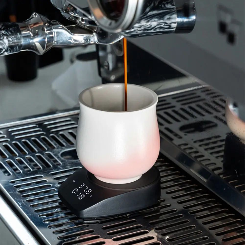 Mini Electronic Espresso Scale Weight 0.1g High Precision LED Monitor Portable Coffee Scale Customized Receiving Cup Kitchen Set