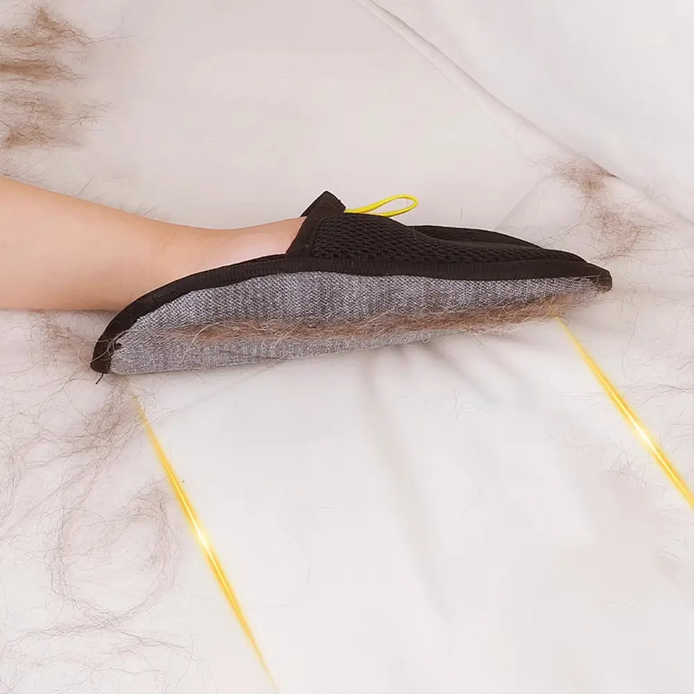 1-3PCS Pet Grooming Gloves Cats Hair Brush Pet Removal Gloves Dual Brush Static-Free Cat Cleaning Tool Hair Stripping Hair Mitt