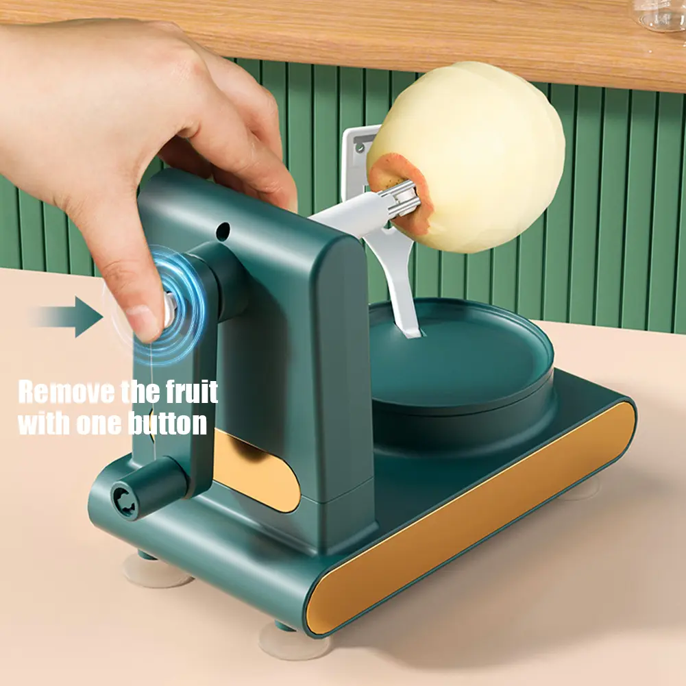 Apple Peeler Machine Multifunction Rotary Fruit Peeler Manual Fruit Apple Peeler With Cutting Apple Slicer Kitchen Gadgets Tools