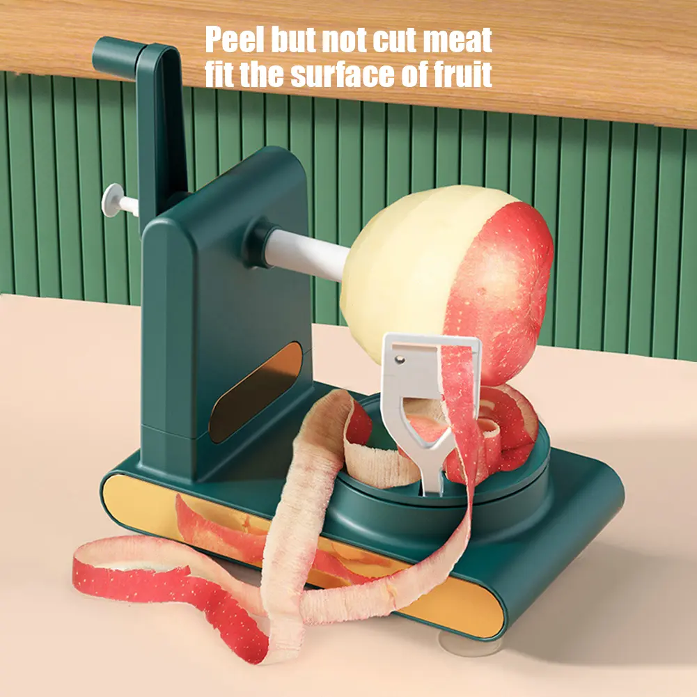 Apple Peeler Machine Multifunction Rotary Fruit Peeler Manual Fruit Apple Peeler With Cutting Apple Slicer Kitchen Gadgets Tools