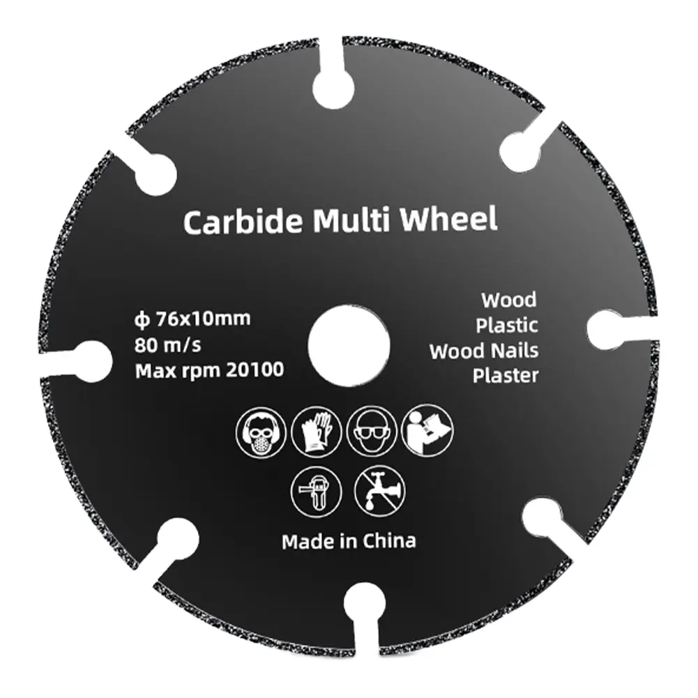 76MM/2.99INCH Cutting Saw Blade Cut Off Wheels Rebar Stainless Steel Iron Grinding Disc for General Purpose Metal Cutting