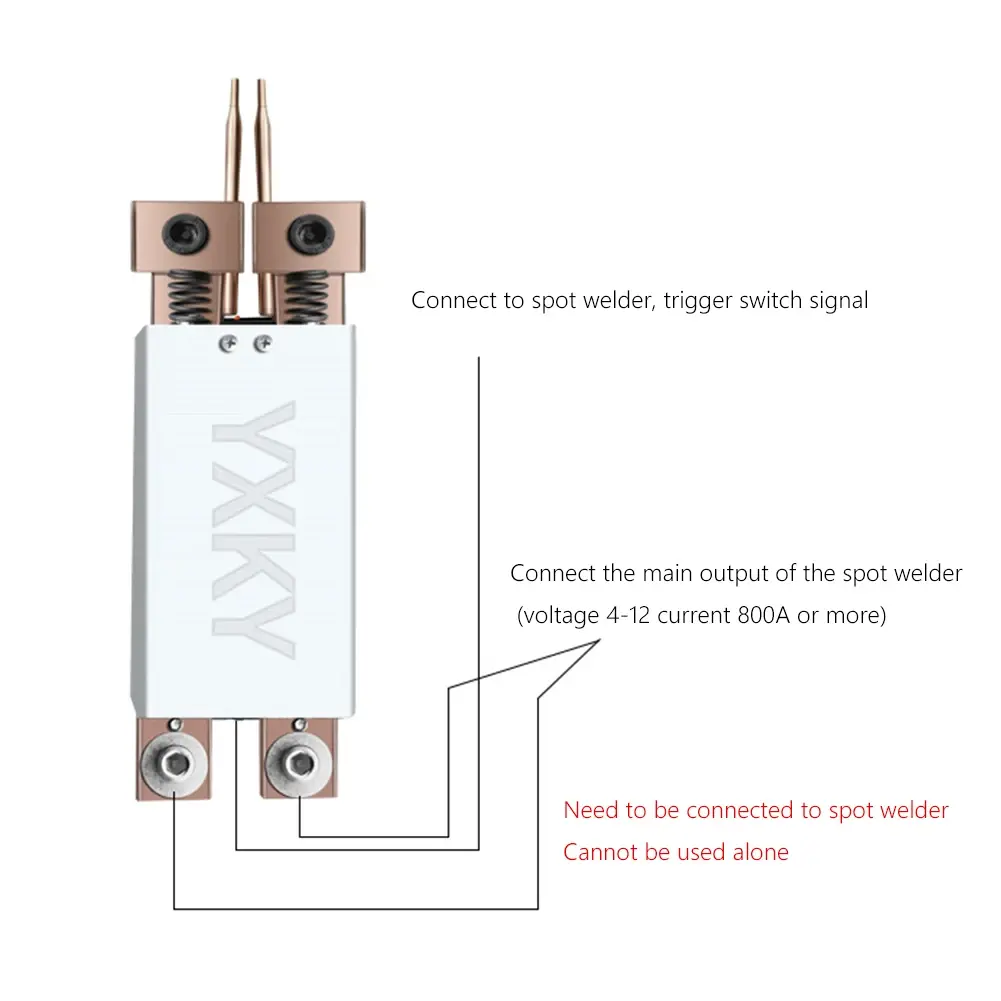 DIY Handheld Spot Welders with Automatic Trigger Mini Spot Weld Pen Labor-Saving Set Wear-Resistant Weld Machine Accessory Tools