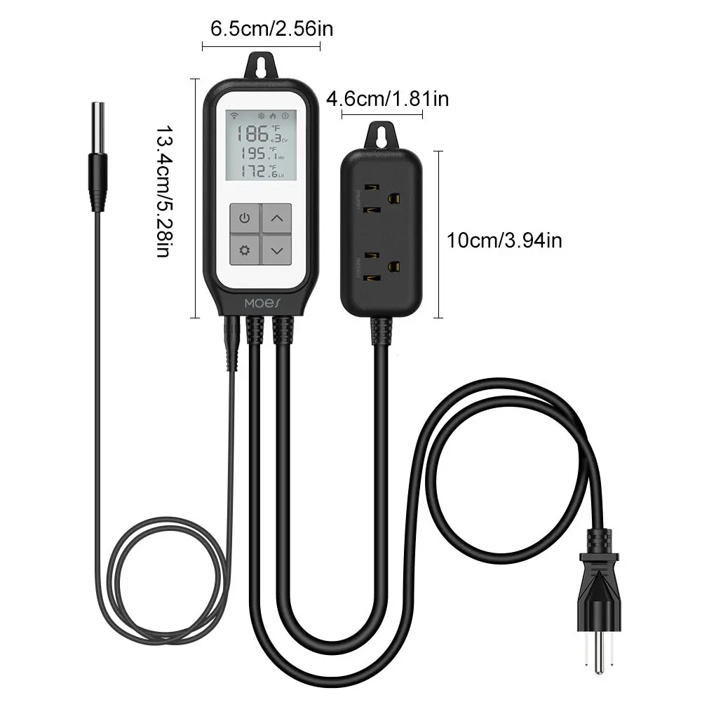 WIFI Digital Temperature Controller Thermostat Regulator Heating Cooling Control Thermostat for Smart Life APP Control