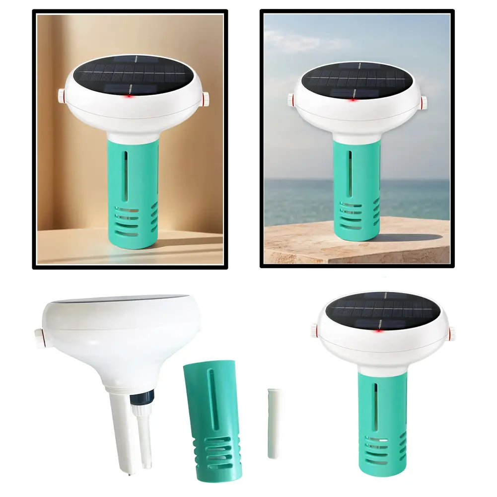 7 In 1 Intelligent Chlorin Meter Bluetooth-Compatible Water Quality Tester Work with APP Salinity Meter PH Tester for Pools