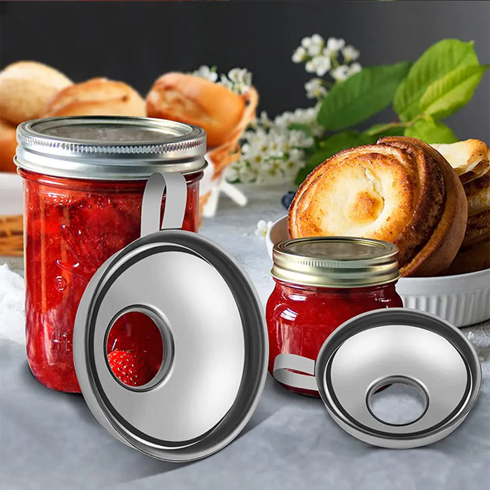 Stainless Steel Funnel Canning Funnel Dishwasher Safe Oil Pouring Tool Kitchen Funnel for Liquid Solid Dressing