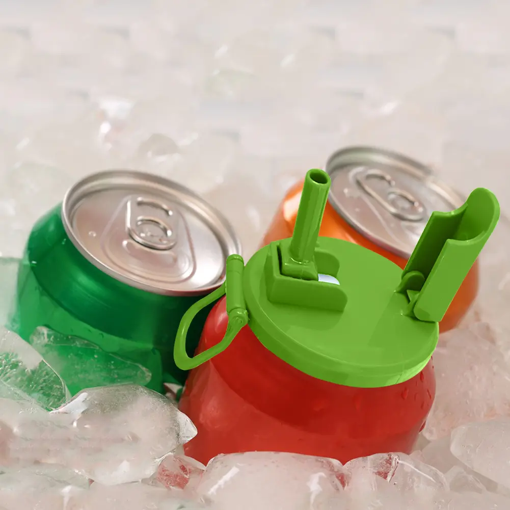1-3PCS Soda Lid Covers Multi-color Beverage Can Protector Reusable Can Covers Beer Bottle Cap Tin Can Cup Soda Leak-Proof Caps