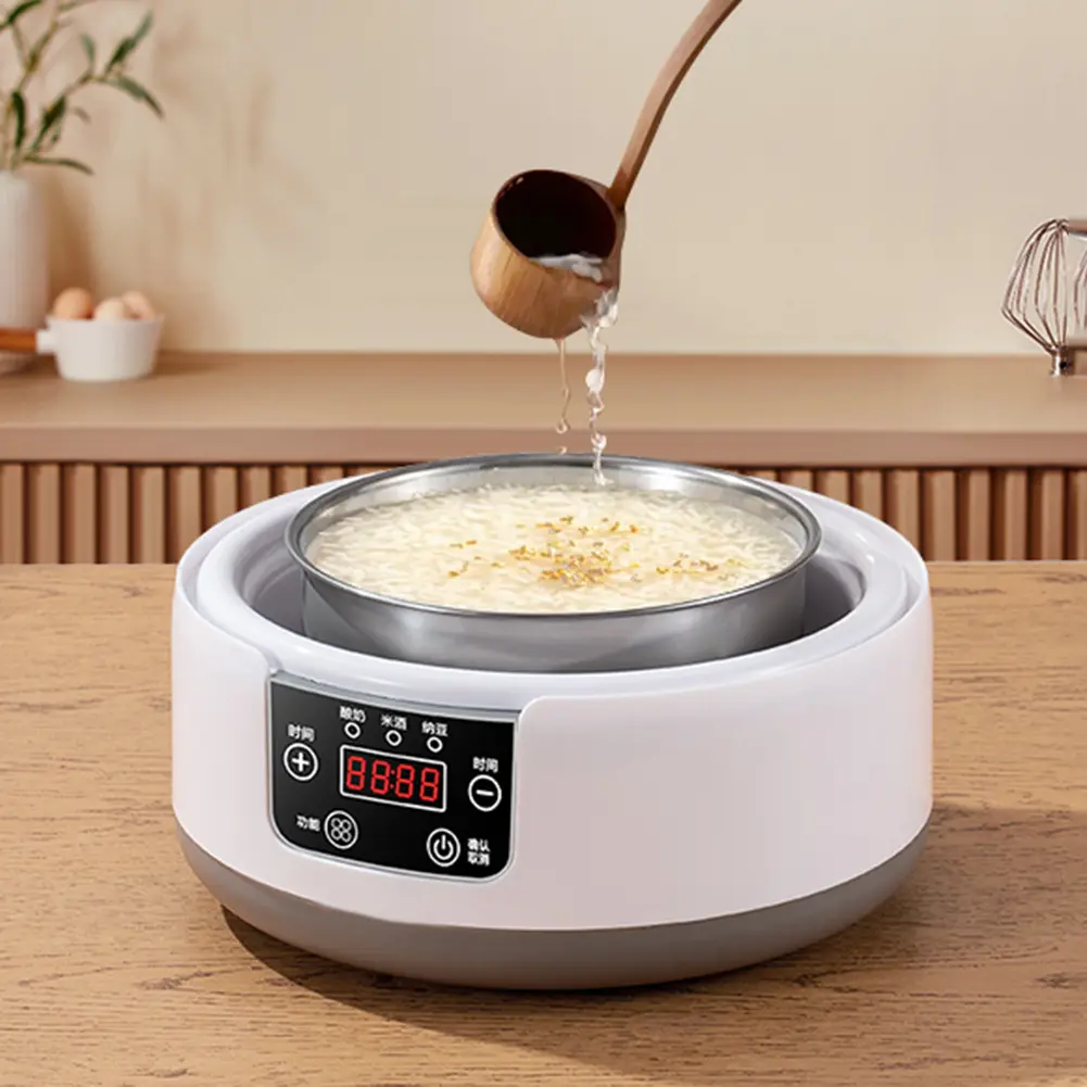 1.2L Automatic Yogurt Maker Constant Temperature Multi-Function Yogurt Machine Low Noise Wine Ferment Machine for Home Kitchen