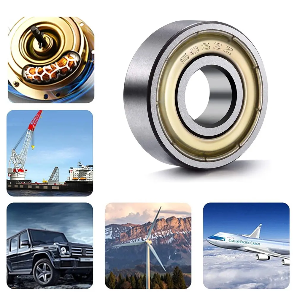 10PCS Ball Bearings Miniature High Carbon Steel Bearing 608zz Bearing 687zz 608rs 623zz 626zz 688zz 625ZZ 685zz 3D Printer Parts